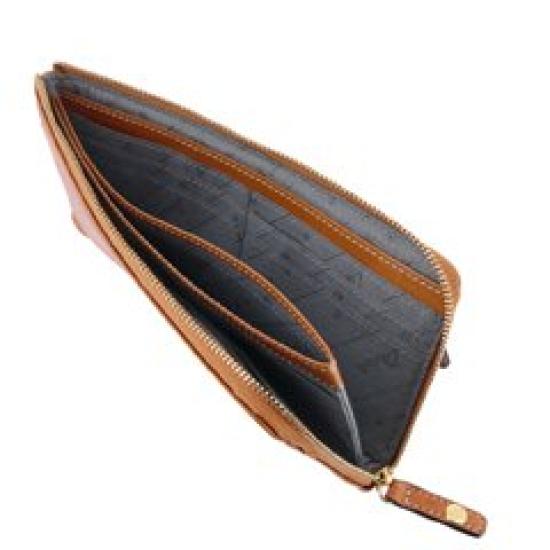 Zipper Long Wallet 35185 Mustard [Dakota] L-shaped 3.