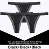 FINETOO 3PCS/Set Sexy S-XL Women Cotton Panties G-string Woman's Underwear Girl Lace Female Lingerie T-Back Lady Thong Intimates