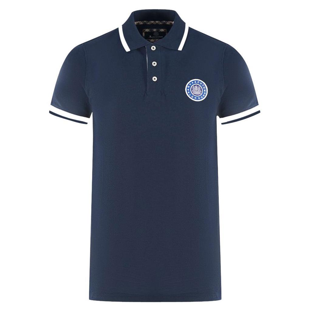 Aquascutum Unisex Adult London Embroidered Badge Polo Shirt