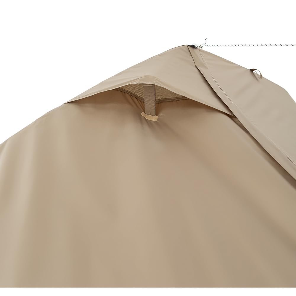 Coleman Tough Wide Dome Camping Tent Easy Person 1500mm Water Pressure Includes and Storage Features Air Circulation System VI/3025 (Greige) -
