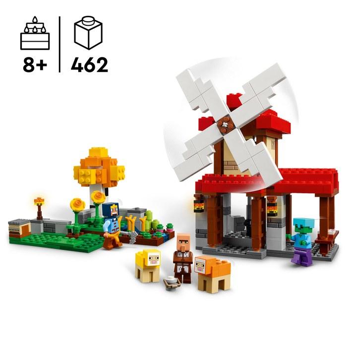 LEGO Minecraft Windmill Farm 21262 (Ages 8+) Multicolor.