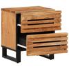 VidaXL Bedside Table, Bedside Cabinet with Storage, Nightstand, Home Interior Bedroom Furniture, Wood 377428