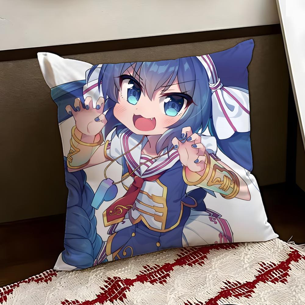 Cute OOtomachi UUna Cushion Cover Reversible Soft Durable Pillow Cover Home Car MultiScene Use for Daily Comfort