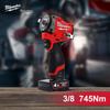 Электрический ударный гайковерт Milwaukee M12 3/8" High Torque, вилка CN (адаптер в комплекте)