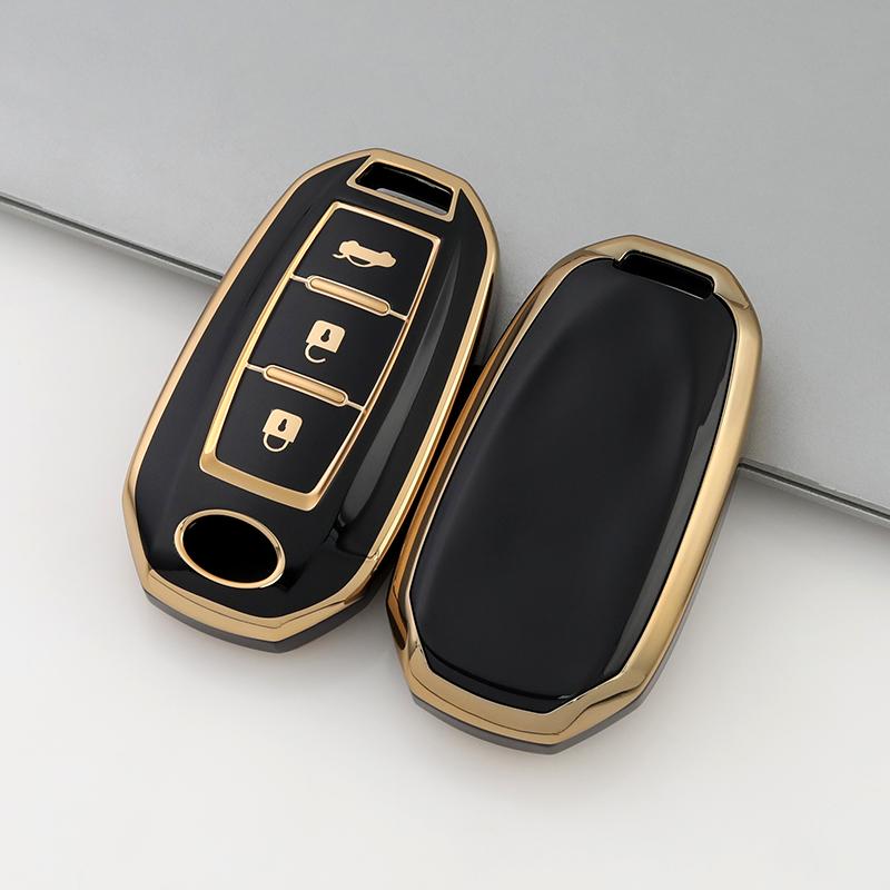 Premium Soft TPU Car Key Case Cover Shell for INFINITI QX56 ESQ QX50 Q50 QX60 Q50L Key Rings Keychain Bag Accessories