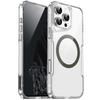 Прозрачный ударопрочный акриловый чехол Magsafe для iPhone 16 Pro Max 15 14 13 Plus Защита камеры Магнитный ударопрочный прозрачный чехол