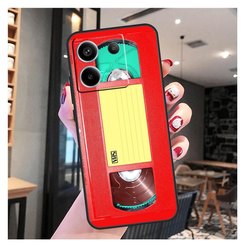 VHS tape cassette Home Alone Case For Xiaomi Redmi Note 13 12 11 9 10 Pro 9S 10S 11S 12S Redmi 13 12 10C 12C 13C Coque