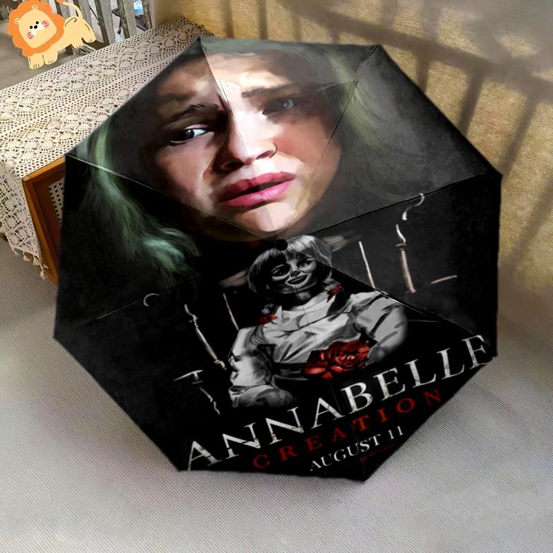 Annabelle's Horror Legacy Folding umbrella Suitable for all seasons durable Gift travel printing