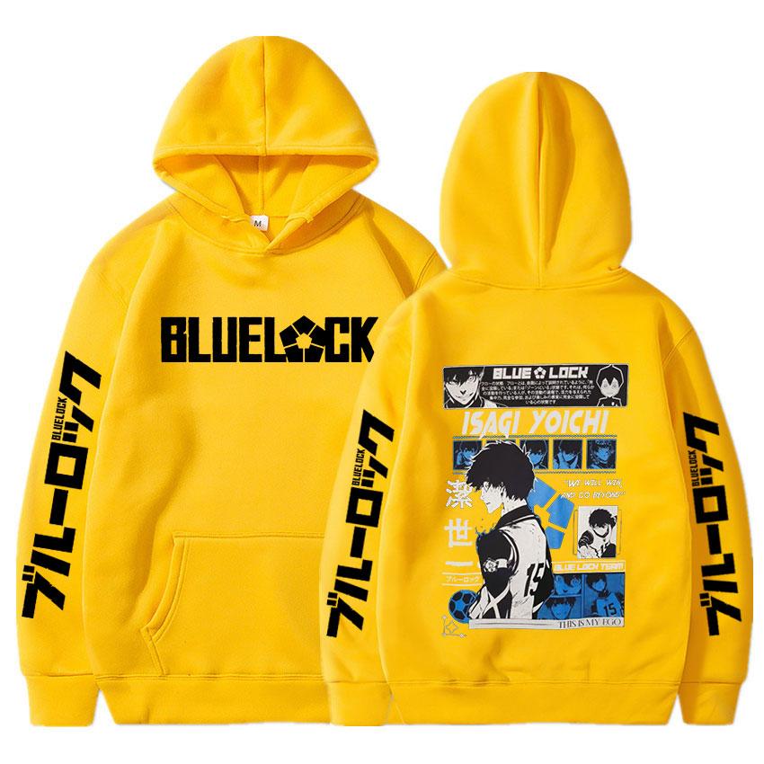 Аниме Blue Lock Isagi Yoichi Printed Hooded Men Women Hot Manga Hoodies Oversize Streetwear Harajuku Unisex Sweatshirt
