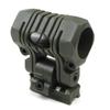 25mm Adjustable Helmet Flashlight Mount with Fishbone Slider Rail