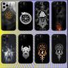 V-Viking V-Vegvisir Логотип Чехол для телефона Для iPhone 16,15,14,13,12,11,Pro,X,XS,Max,XR,Plus,Mini Мягкий Черный Чехол