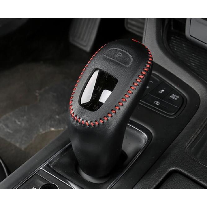 Central Console For Cadillac CT5 2020-2022 Black Leather Gear Shift Knob Trim