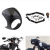 Motorcycle 7Inch Cafe Racer Front Headlight Fairing Screen Windscreen Windshield Cover Kits Motorcycle Headlight Fairing Screen