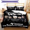 3pcs Custom Name My Chemical Romance Bedding Set Duvet Cover Closure Includes 1 Duvet Cover & 2 Pillowcases, Soft and Comfortable for All Seasons.