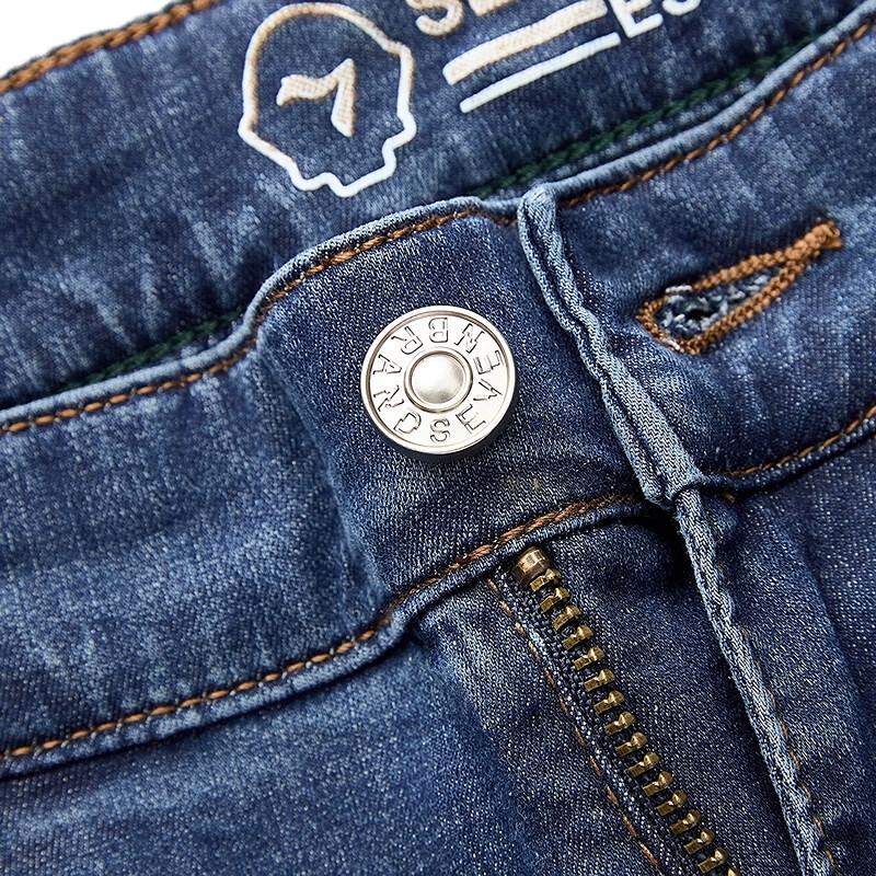 Мужские джинсы прямого кроя из лиоцелла от Septwolves