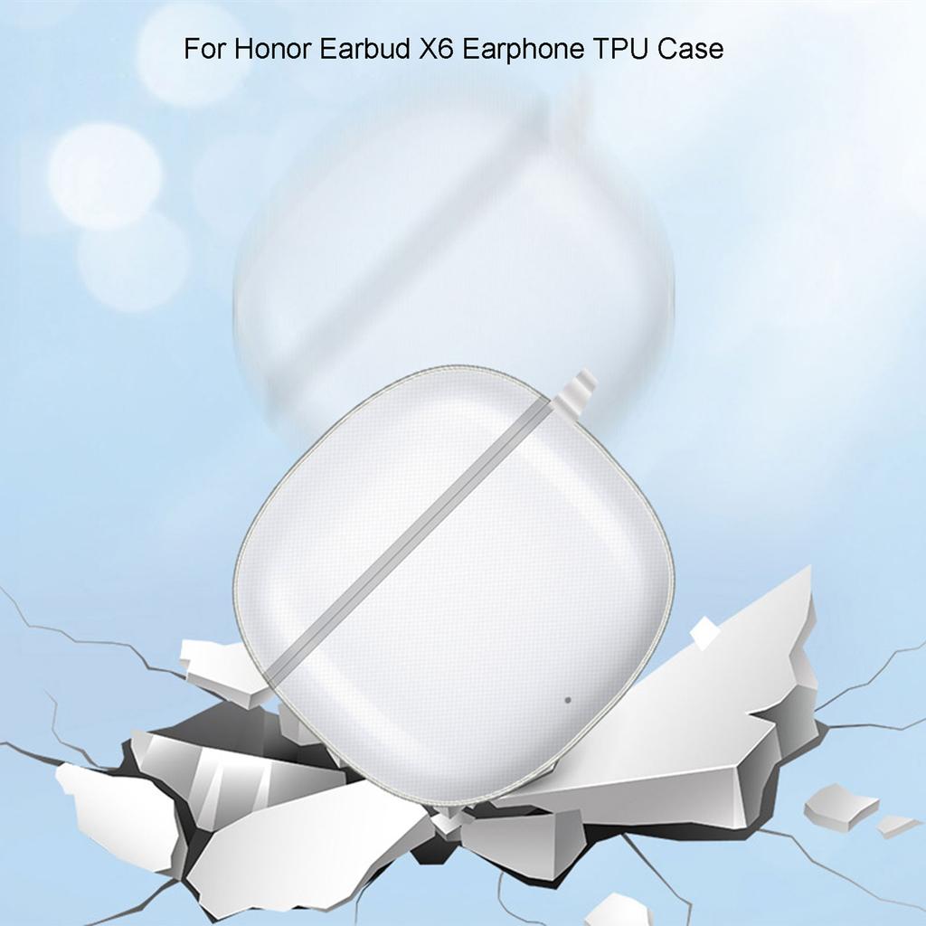 Wireless Earphone Protective Cover for Honor Earbuds X6 Dustproof Shockproof Housing Washable Anti Dust TPU Case Sleeve