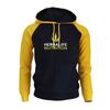 Fleece Hoodie Men Women Raglan Sleeve Oversized Pullover With Kangaroo Pocket Casual Wear