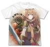 Cospa The Rising of the Shield Hero Raphtalia Full Graphic WHITE S Size T-shirt
