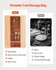 VEVOR Leather Working Tools Kit, 92 PCS Leather Craft Tools with Portable Leather Storage Bag, Engraving Punching Sewing Stamping Sanding Tools