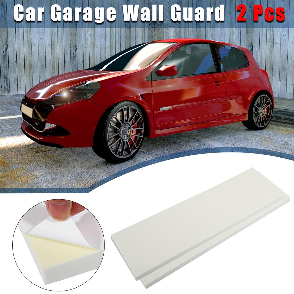 UXCELL 400mm Length Garage Car Door Protector Wall Corner Anti Collision Guard Foam Block for Park Spaces Warehouses Protection Interior Mirrors 6