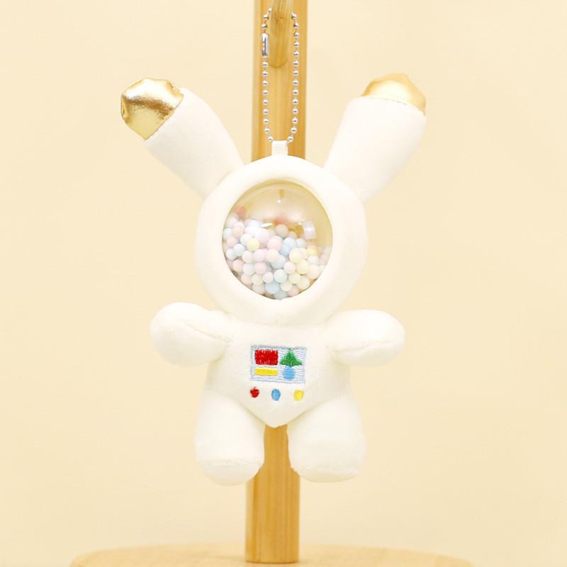 Adorable Astronaut Plush Keychain Cute Space Bunny Doll Creative Bag Charm