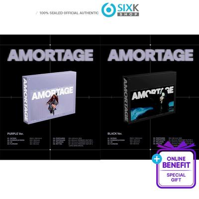 Мини-альбом JISOO [AMORTAGE] PURPLE Ver / BLACK Ver (ЭКСКЛЮЗИВНОЕ ИЗДАНИЕ Вер) (Онлайн-преимущество)
