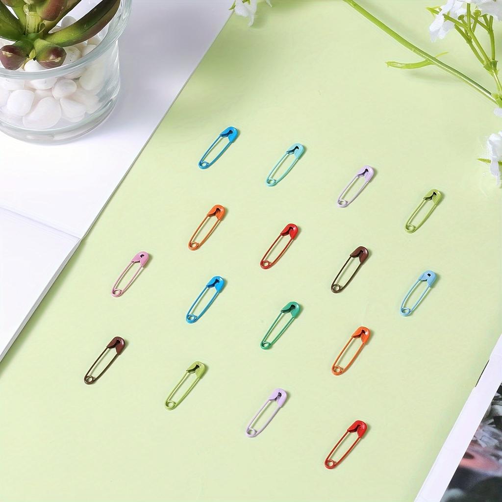 150/250 шт. красочная булавка ярких цветов, маленькая пряжка, игла, орнамент, брошь, булавка