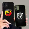 A-AbarthS-S Логотип Матовый Прозрачный Чехол Для Телефона Для IPhone Case 16 15 14 13 12 11 Pro Max X XS Max Plus