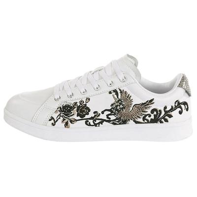 Li Ning LNG Уличная Мода Повседневные Низкие Кеды для Скейтборда Женские Кроссовки Белые LLAN048-1