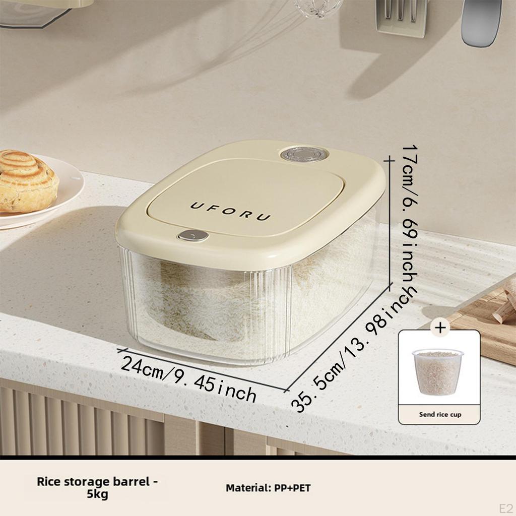 Контейнер для риса, муки и сахара, герметичные контейнеры для выпечки, хлопьев