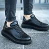 Мужская обувь Повседневная обувь Кроссовки Черные мужские кроссовки 2023 Летняя повседневная обувь на шнуровке Гибкая модная прогулочная подошва средней высоты Спортивная CH257