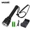 Diving Flashlight 5xLED Max 1500 Lumens Dive Light Underwater 100 Meters Tactical Handheld Light Scuba Diving Torch