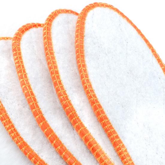 5 Pairs Winter Shoe Insoles Fleece Lined Warm Thick Insoles for Men Women Moisture Wicking Cozy