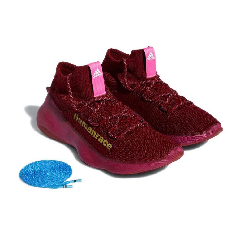 Pharrell x adidas Human Race Sichona Бордовые Унисекс Кроссовки Красные GW4879