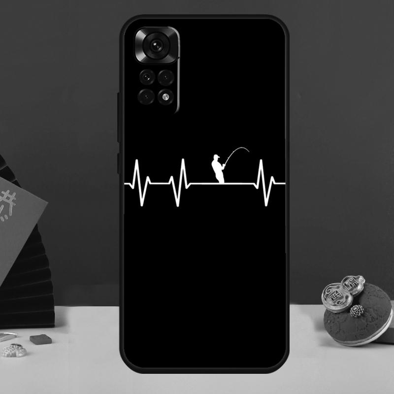 Carp Fishing Fish Phone Case For Xiaomi Redmi Note 14 Pro 13 12 9 10 11 15 Pro Plus 10C 12C 13C 14C 15C Cover
