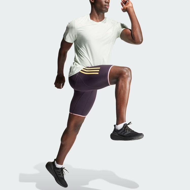 Adidas Футболка Own the Run, льняная, зеленая, мужская, уличная IN1504