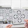 24 шт., винтажные водонепроницаемые самоклеящиеся виниловые наклейки на плитку, домашняя кухня, ванная комната, стены