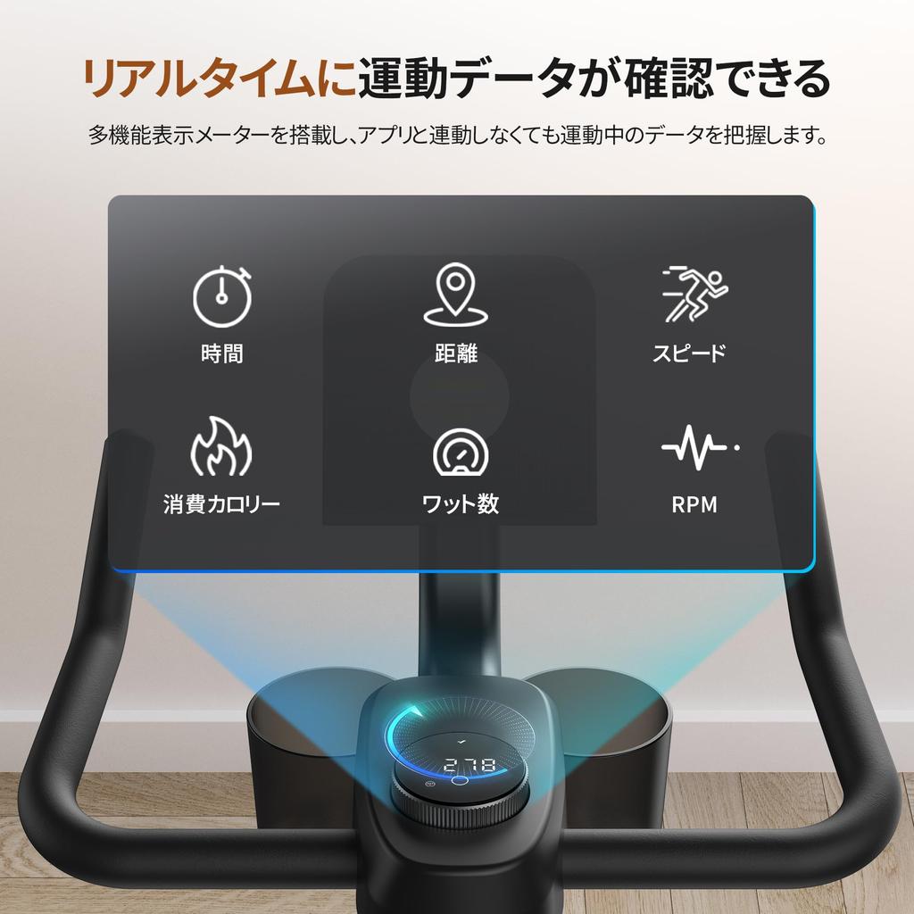 Фитнес-велосипед MERACH Spin Bike Фитнес-велосипед Магнитный бесшумный тренировочный велотренажер Плавная регулировка нагрузки Легко собирается Удобно перемещать Велотренажер для помещений