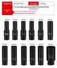 16-Piece Air Impact Wrench Set with Extended Sockets, Quick-Release Ratchet, Long Extension Bar, Universal Joint, and Tire Repair Kit