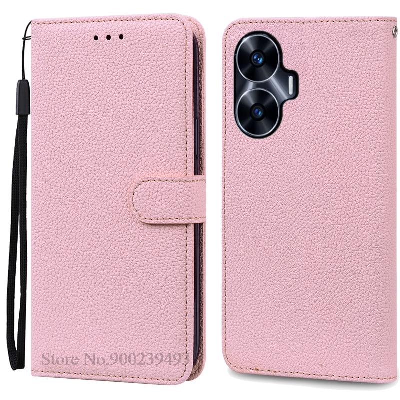 Для Realme C55 Чехол Кожаный Флип Кошелек Чехол Для Realme C55 Чехол Защитный Чехол Coque Fundas Shell