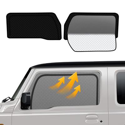 Встроенный солнцезащитный козырек с чехлом на рулевое колесо для Suzuki Jimny JB04. Простая установка и сетчатая шторка с магнитным светом. Боковые солнцезащитные шторки для водителя.