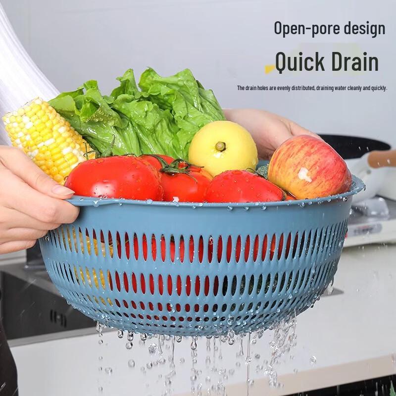 abdo Plastic Drain Basket for Fruits and Vegetables