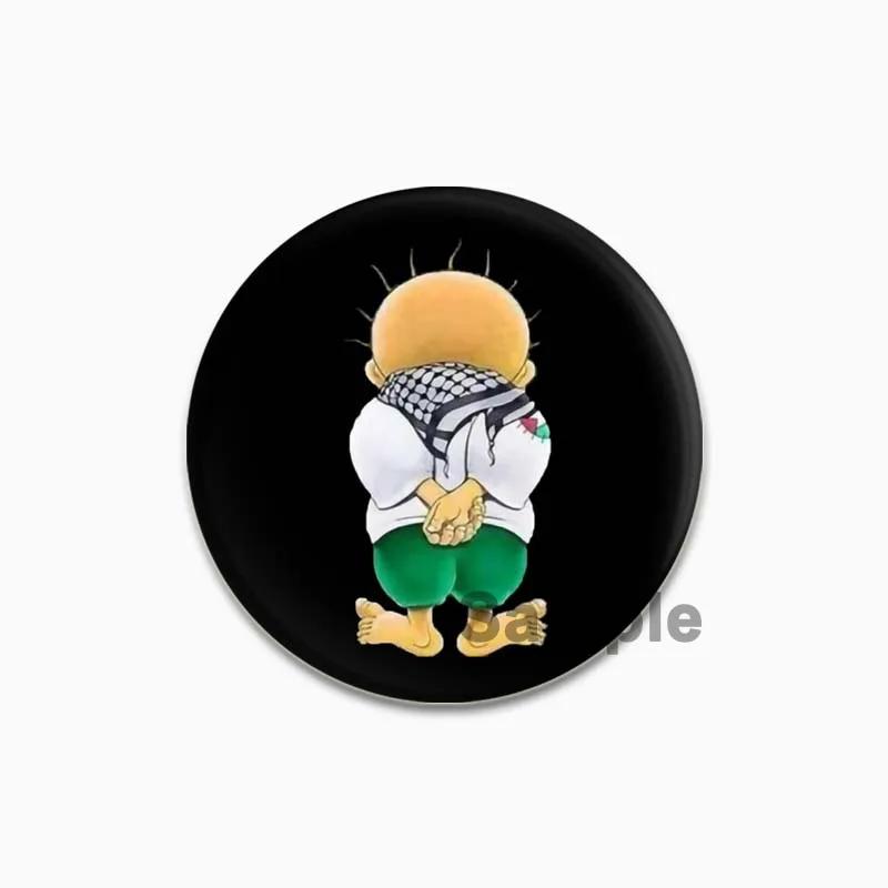 32/44/58 мм забавный мультяшный круглый жесть броши-булавки для одежды сумка декоративная застежка-кнопка значок модные ювелирные изделия подарок