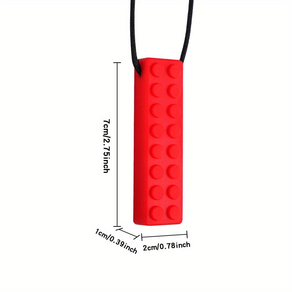 Сенсорные жевательные ожерелья, 2 шт. красочных жевательных ожерелья для сенсорных детей, идеально текстурированные силиконовые жевательные игрушки