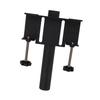 Pickup Flagpole Mount Firm Support Steel Universal Truck Flagpole Holder for Most Pickups Black