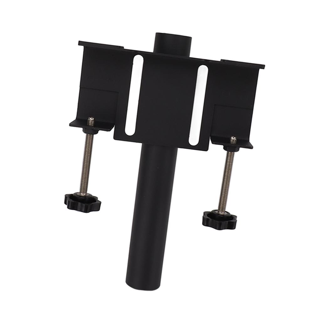 Pickup Flagpole Mount Firm Support Steel Universal Truck Flagpole Holder for Most Pickups Black