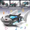 Toys Shark Crawling Kids Electric Mechanical Shark Toy Light Music Gift Cartoon