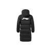 Li Ning Training Series Logo Print Mid-Length Hooded Warm Down Jacket Men Outerwear Black AYMR149-1