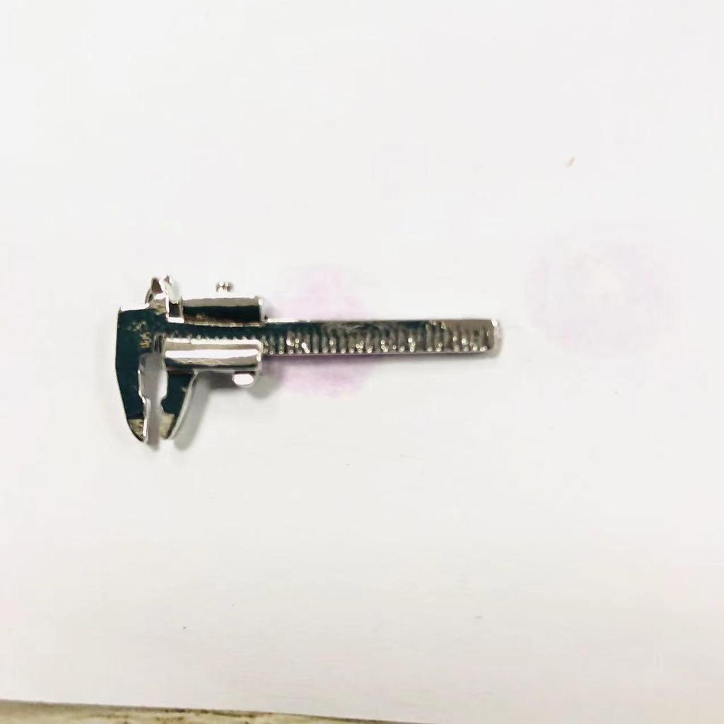 Миниатюрный офисный макет канцелярский набор: Пенал, Блокнот, Альбом для эскизов, Линейка, Штангенциркуль, Мелок (1:12 шкала)