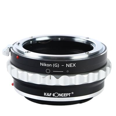 Адаптер для крепления объектива Concept Lens Mount F Объектив Sony E Mount с кольцом диафрагмы K&F KF-NGE (Nikon (G-совместимый) преобразование)